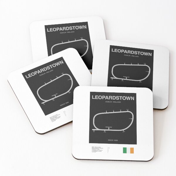 Item preview, Minimalist Leopardstown Horse Racing Course Line Print designed and sold by The Circuit Collection.