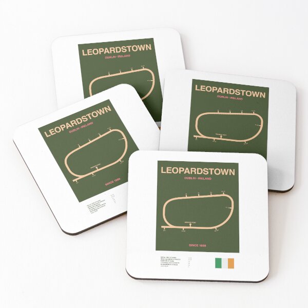 Item preview, Minimalist Leopardstown Horse Racing Course Line Print designed and sold by The Circuit Collection.