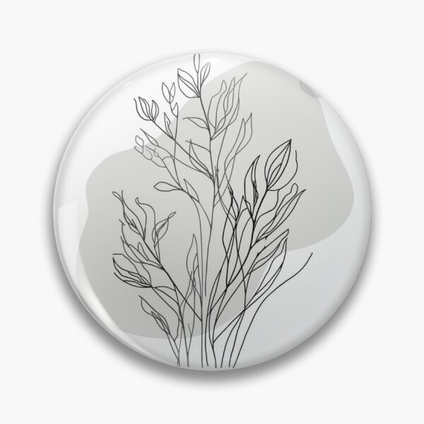 Item preview, Botanical Line Flow | Minimal Abstract Art in Black and White designed and sold by AM-little-shop.