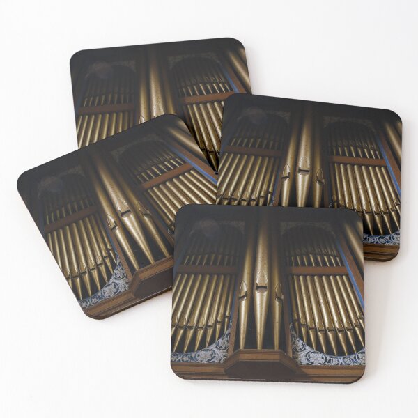 Item preview, Majestic Church Organ Pipes in Gold and Blue designed and sold by pinkal.