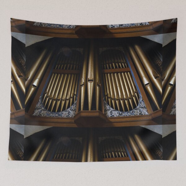 Item preview, Majestic Church Organ Pipes in Gold and Blue designed and sold by pinkal.