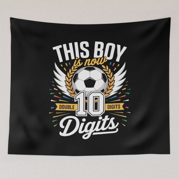 Item preview, This Boy Double Digits Soccer 10 Year Old Boy Birthday designed and sold by THagBlue.