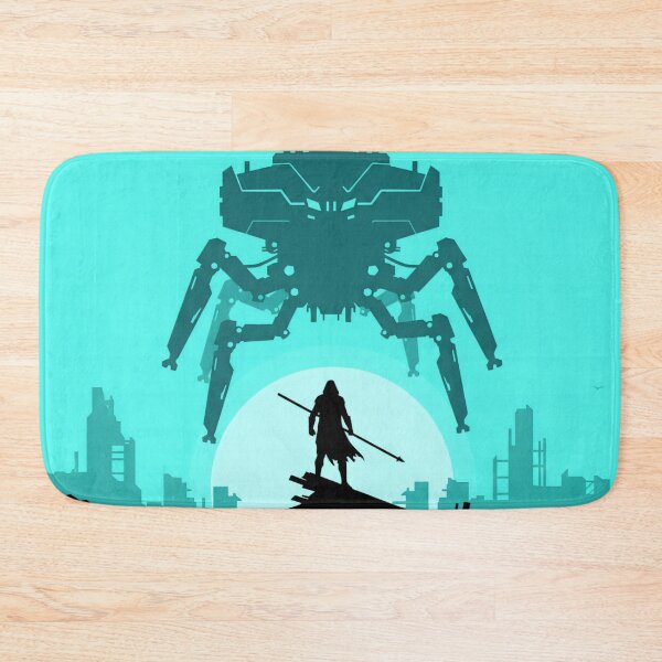 Item preview, Arc raiders – Warrior Confronting a Mechanical Titan designed and sold by LoomisDreams.