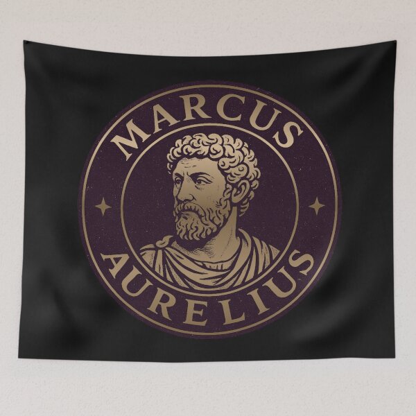 Item preview, Marcus Aurelius, Stoic Wisdom, Emperor Philosopher designed and sold by BeesArtTees.
