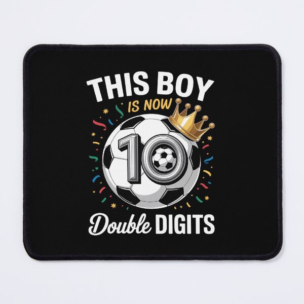 Item preview, This Boy Now 10 Double Digits Soccer 10 Years Old Birthday designed and sold by THagBlue.