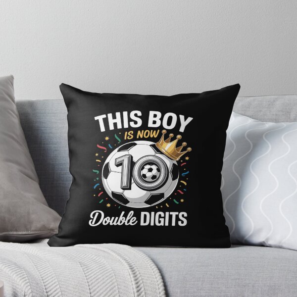 Item preview, This Boy Now 10 Double Digits Soccer 10 Years Old Birthday designed and sold by THagBlue.