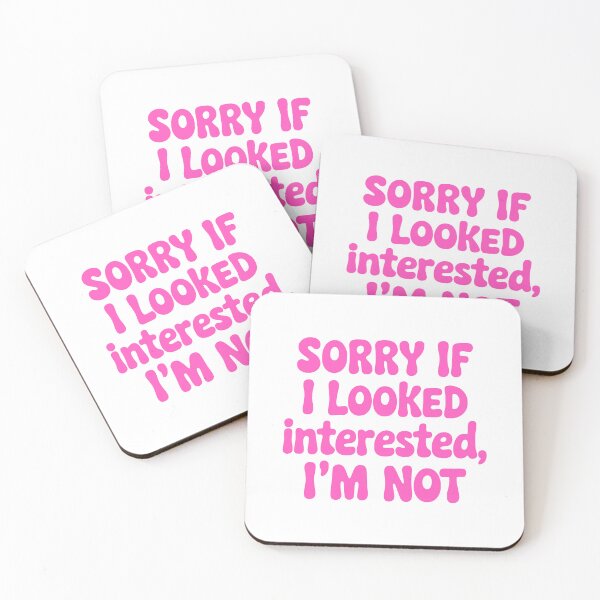 Item preview, Sorry If I Looked Interested Im Not! Pink Girly designed and sold by PMCreative.