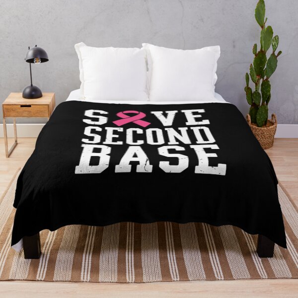 Item preview, Save Second Base Shirt Breast Cancer designed and sold by FranzFriesen.