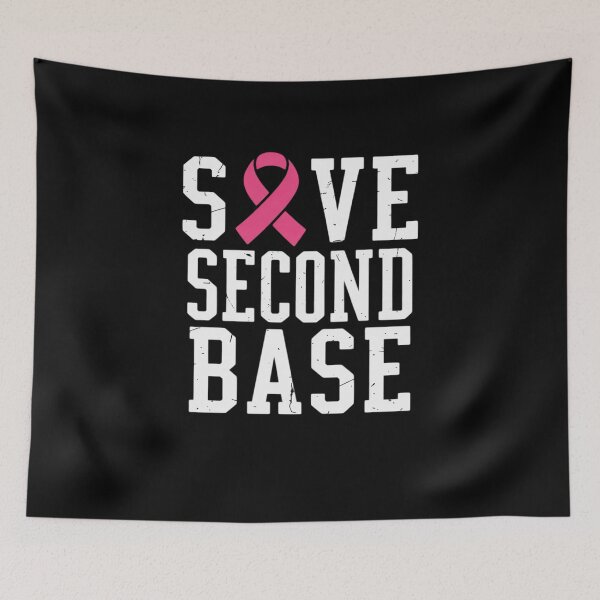 Item preview, Save Second Base Shirt Breast Cancer designed and sold by FranzFriesen.