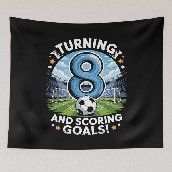 Item preview, Turning 8 Soccer Birthday 8 Years Football 8th Soccer Player designed and sold by THagBlue.