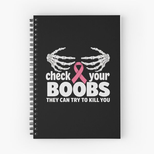 Item preview, Pink Ribbon Funny Breast Cancer Awareness Check your Boobs designed and sold by RayArmstrong.