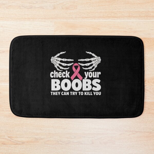 Item preview, Pink Ribbon Funny Breast Cancer Awareness Check your Boobs designed and sold by RayArmstrong.