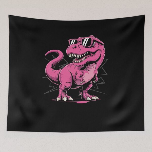 Item preview, October Pink Dinosaur Breast Cancer Pink Ribbon designed and sold by FranzFriesen.