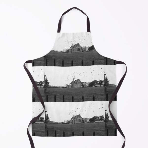 Item preview, Ruined Abbey and Flying Crows: Moody Monochrome designed and sold by pinkal.