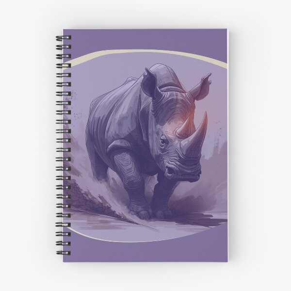 Item preview, Furious Charging Rhino – Electric Violet Control designed and sold by SavannaStrikes.