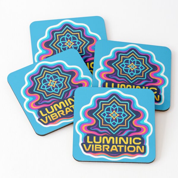 Aperçu de l'œuvre Vibration Lumineuse – Design Géométrique Psychédélique créée et vendue par |TRSSHOP|.