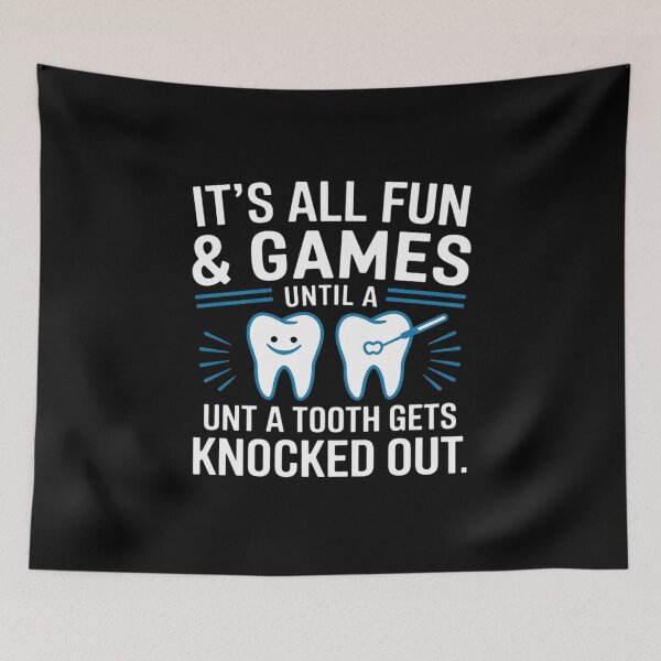 Item preview, It’s All Fun & Games Until a Tooth Gets Knocked Out Dentist designed and sold by NeomiStoreSS.