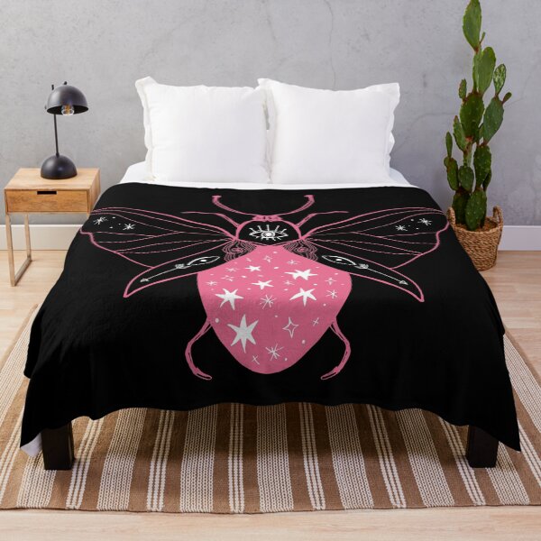 Item preview, Pink Luna Moth Tarot - Hand Drawn Magic Insect with Eye designed and sold by 8thSin.