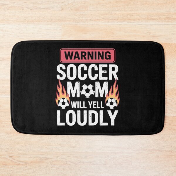 Item preview, Warning This Soccer Mom Will Yell Loudly Soccer Lovers designed and sold by THagBlue.