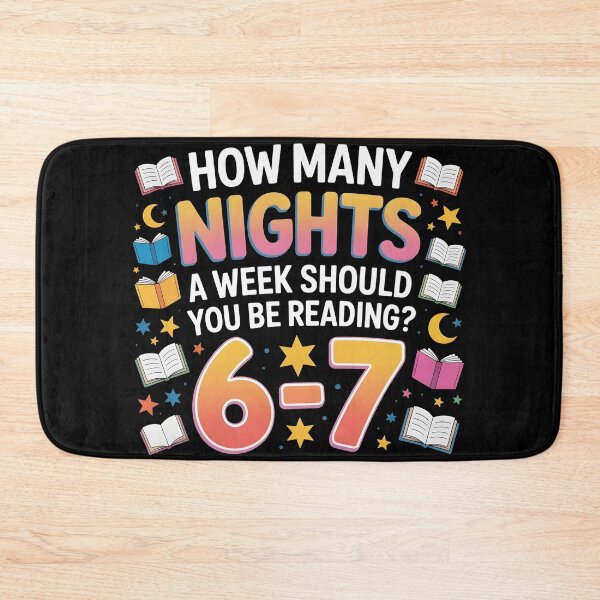 Item preview, How Many Nights a Week Should You be Reading? 6–7 designed and sold by BLZART.