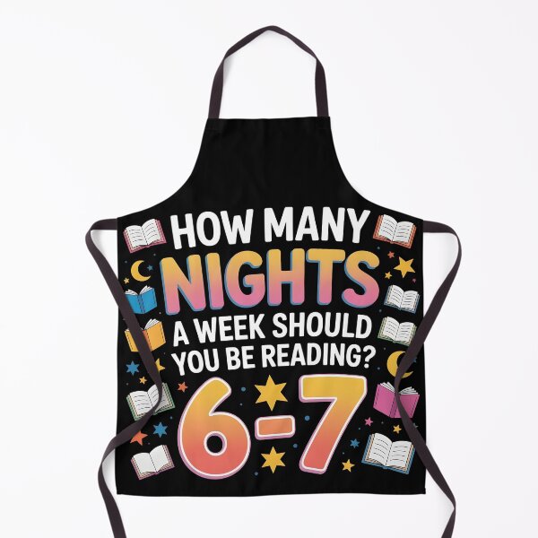 Item preview, How Many Nights a Week Should You be Reading? 6–7 designed and sold by BLZART.