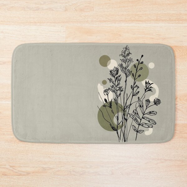Item preview, Olive Botanical Abstract | Modern Minimal Wall Decor designed and sold by AM-little-shop.