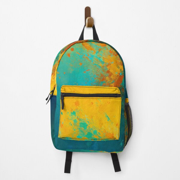 Item preview, Vibrant Abstract Explosion – Yellow, Teal & Blue Energy designed and sold by Joey Santiago.