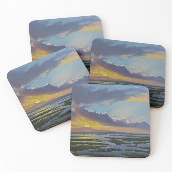 Item preview, Lymington Marshes at Sunset designed and sold by ArtfromCoz.