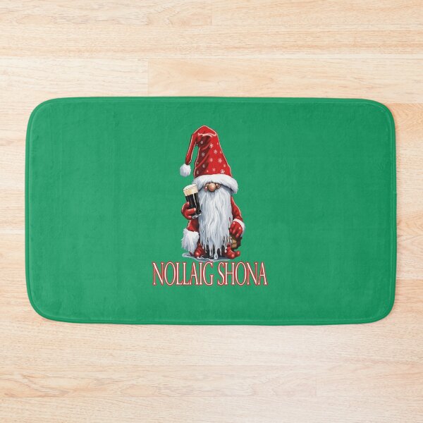 Item preview, Nollaig Shona Gnome Holding A Glass Of‎ Irish Dry Stout designed and sold by taiche.