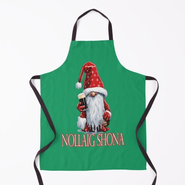 Item preview, Nollaig Shona Gnome Holding A Glass Of‎ Irish Dry Stout designed and sold by taiche.