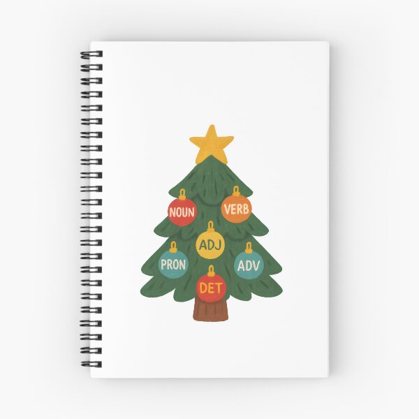 Item preview, Syntax Christmas Tree – POS Tags Ornament Design for NLP & Corpus Linguistics designed and sold by Nerd Romance Café.