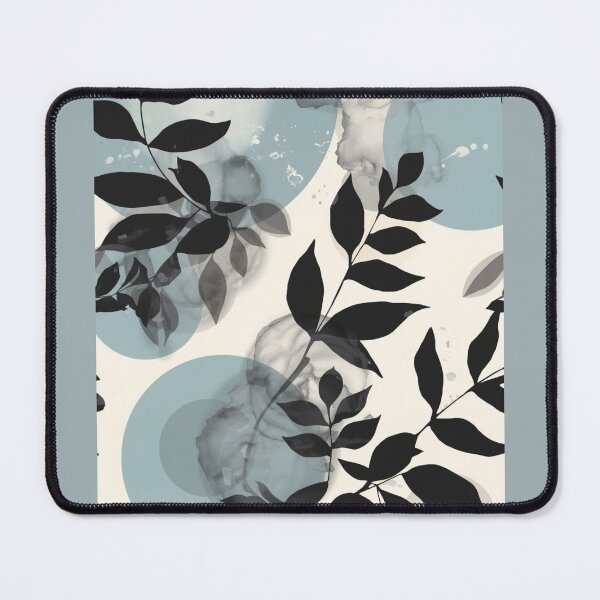 Item preview, Soft Sky Botanical | Minimal Abstract in Blue and Gray designed and sold by AM-little-shop.