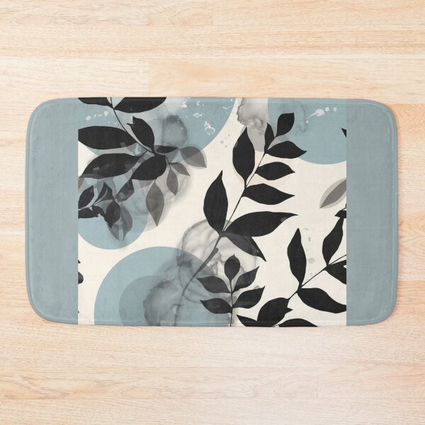 Item preview, Soft Sky Botanical | Minimal Abstract in Blue and Gray designed and sold by AM-little-shop.