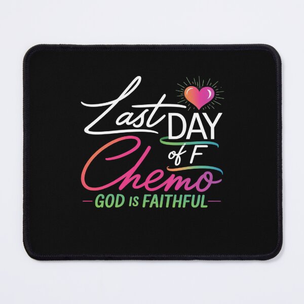 Item preview, Last Day of Chemo God Is Faithful - Breast Cancer Awareness designed and sold by RansomFlatley.