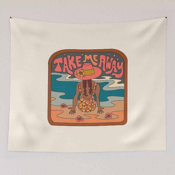 Item preview, Retro Beach Summer Escape Girl designed and sold by Oniyasha.