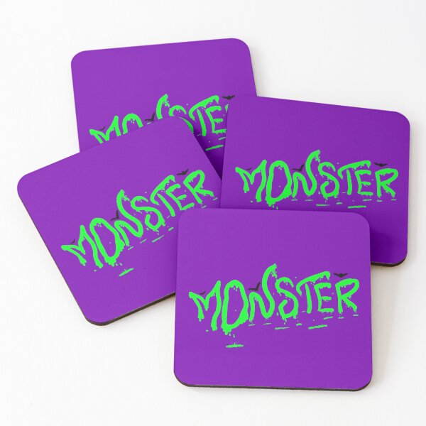 Item preview, Neon Green Monster typography designed and sold by Abwer.