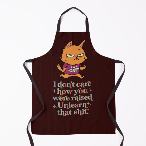 Item preview, Grumpy Cat Conspiracy Theorist – “Unlearn That Sh*t” Bold Quote Design designed and sold by RetroChill.