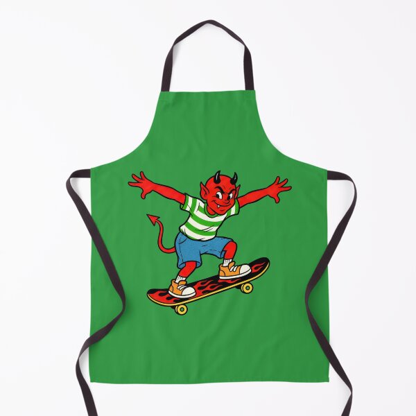 Item preview, A DEVIL BOY ON A SKATEBOARD VINTAGE ILLUSTRATION designed and sold by infinitearte.