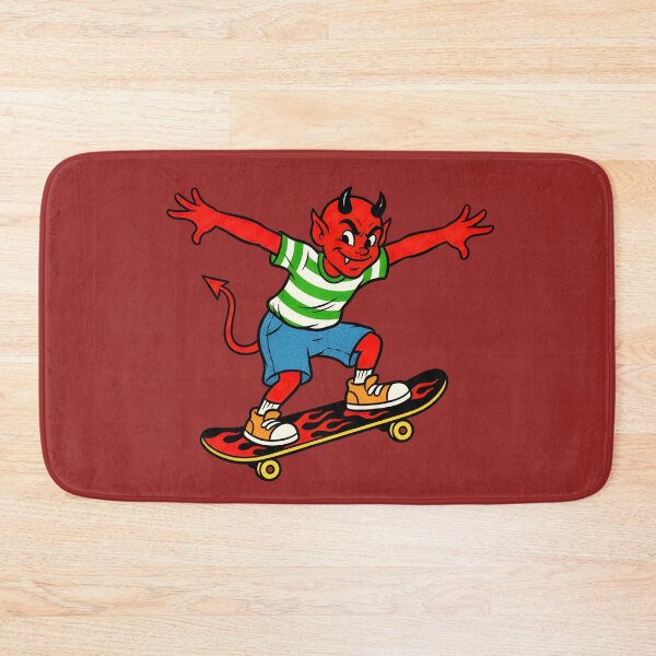 Item preview, A DEVIL BOY ON A SKATEBOARD VINTAGE ILLUSTRATION designed and sold by infinitearte.