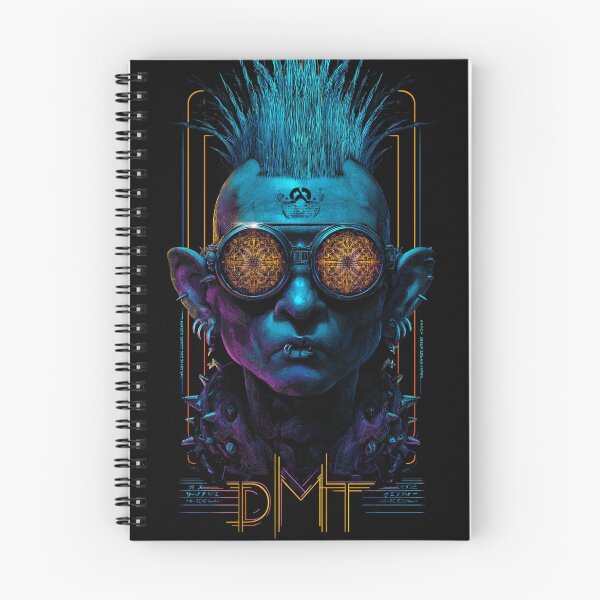 Item preview, Neon DMT Cyberpunk Oracle designed and sold by DarkSpaceVibes.