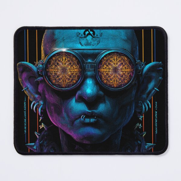 Item preview, Neon DMT Cyberpunk Oracle designed and sold by DarkSpaceVibes.