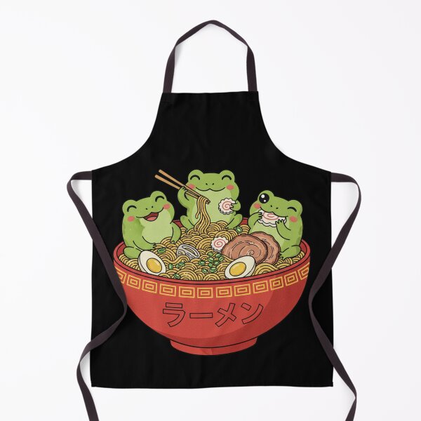 Item preview, Cute Kawaii Three Frogs Ramen Bowl Japanese Vintage Art designed and sold by Bongocomic.
