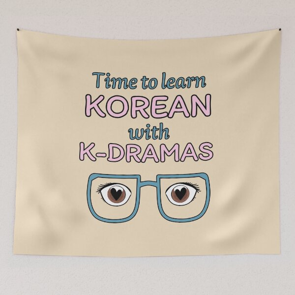 Item preview, Time To Learn Korean With K-Dramas designed and sold by HugSomeNettles.