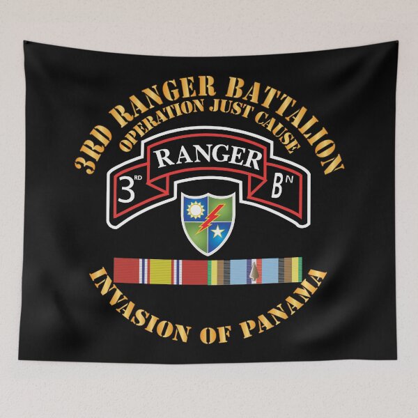 Item preview, Army - Panama - 3rd Rgr Bn Operation Just Cause w Svc Ribbons X 300 designed and sold by Military Insignia Products.