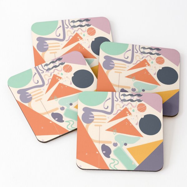 Item preview, Rhythm Shapes | Abstract Retro Geometry designed and sold by AM-little-shop.