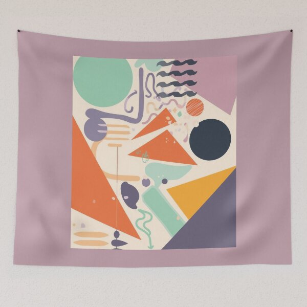 Item preview, Rhythm Shapes | Abstract Retro Geometry designed and sold by AM-little-shop.