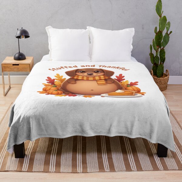 Item preview, Fall Dog PNG: Stuffed and Thankful Dachshund Clipart designed and sold by fabricutie.