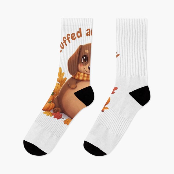 Item preview, Fall Dog PNG: Stuffed and Thankful Dachshund Clipart designed and sold by fabricutie.