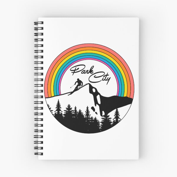 Item preview, Retro 70s Rainbow Ski Park City designed and sold by ourkid.