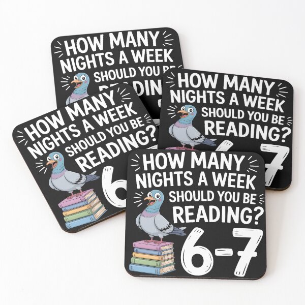 Item preview, How Many Nights a Week Should You be Reading? 6–7 designed and sold by BLZART.